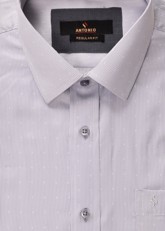 חולצה מכופתרת דגם Massimo שרוול קצר - הדפס בהיר