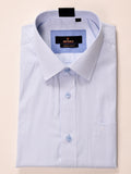 חולצה מכופתרת דגם Massimo שרוול קצר - פסים מעודנת (כחול)
